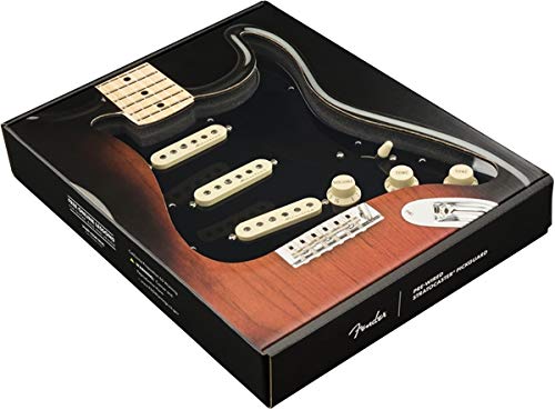 Fender Stratocaster Pre-Wired SSSピックガード Amazon.com: Fender Pre-Wired Strat Pickguard, Vintage